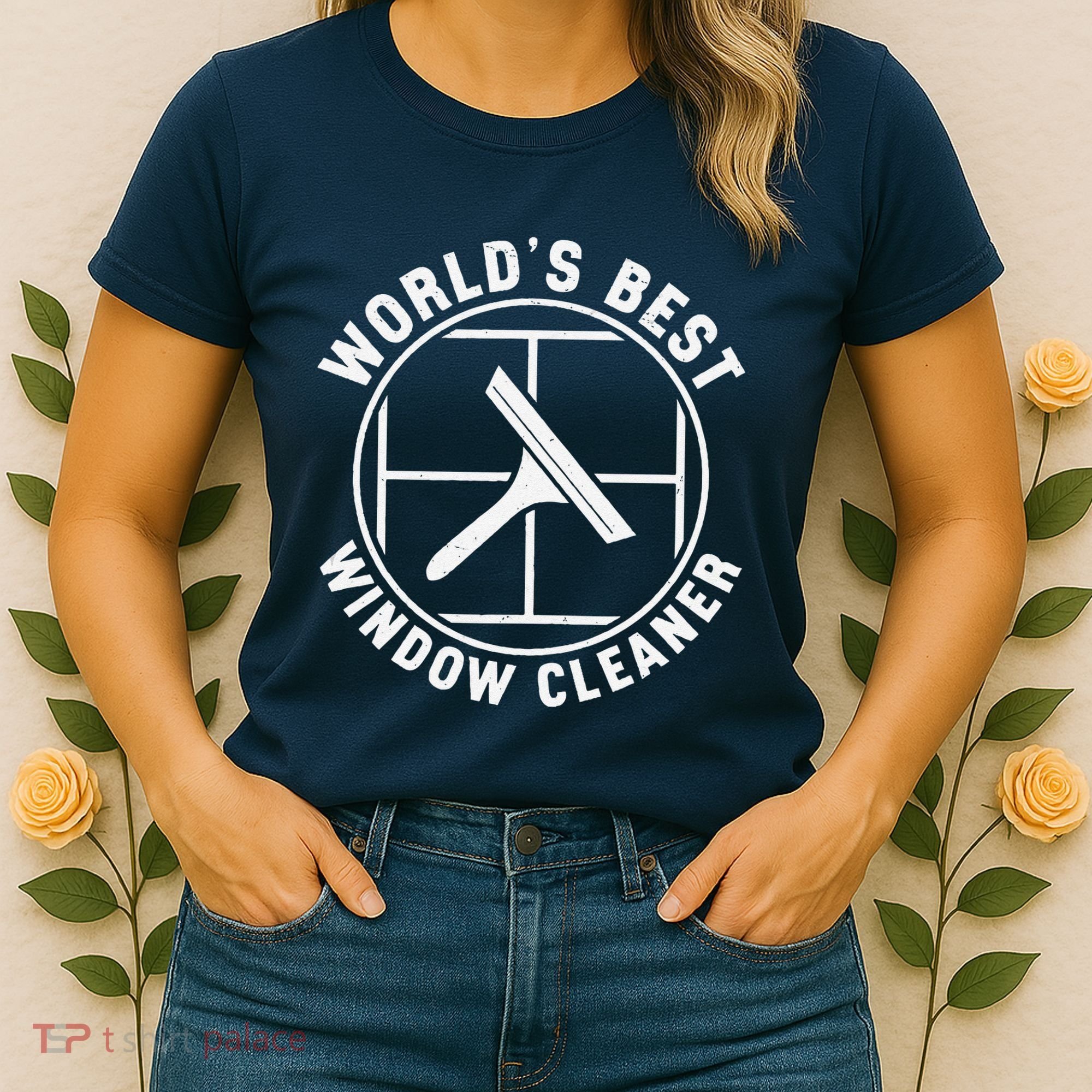 WorldS Best Cool Window Washing Professional Window Cleaner Women's T-Shirt
