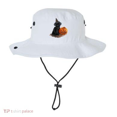 Witch Black Cat Pumpkin Halloween Bucket Hat