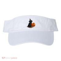 Witch Black Cat Pumpkin Halloween Visor thumb 0