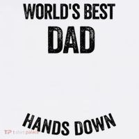 Worlds Best Dad Hands Down Make A Handprint Apron thumb 3