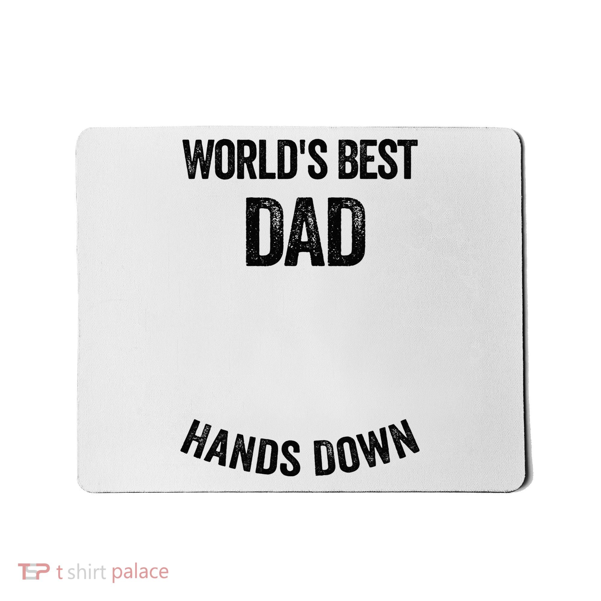 Worlds Best Dad Hands Down Make A Handprint Mousepad