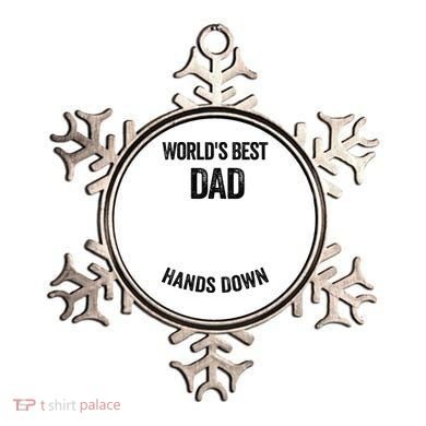Worlds Best Dad Hands Down Make A Handprint Ornament