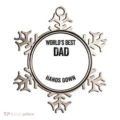 Worlds Best Dad Hands Down Make A Handprint Ornament