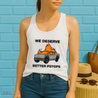 We Better Deserve Better Psyops Funny Women's Tank Top thumb 2