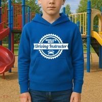 Worlds Best Driving Instructor Kids Hoodie thumb 2
