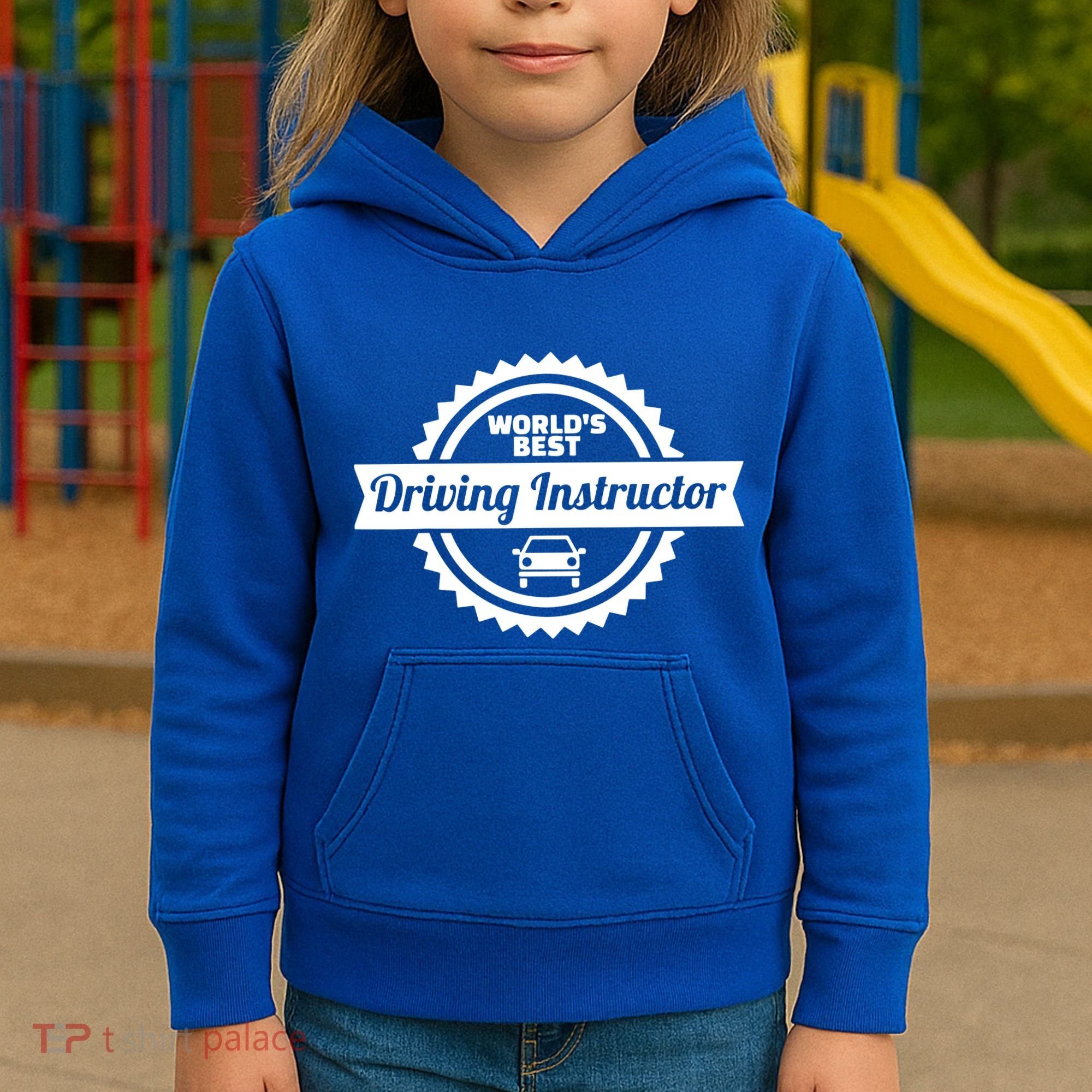 Worlds Best Driving Instructor Kids Hoodie