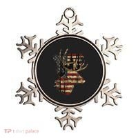 Whitetail Buck Deer Hunting Usa American Flag Ornament thumb 0