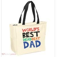 World’s Best Dead Beat Dad Tote Bag thumb 2