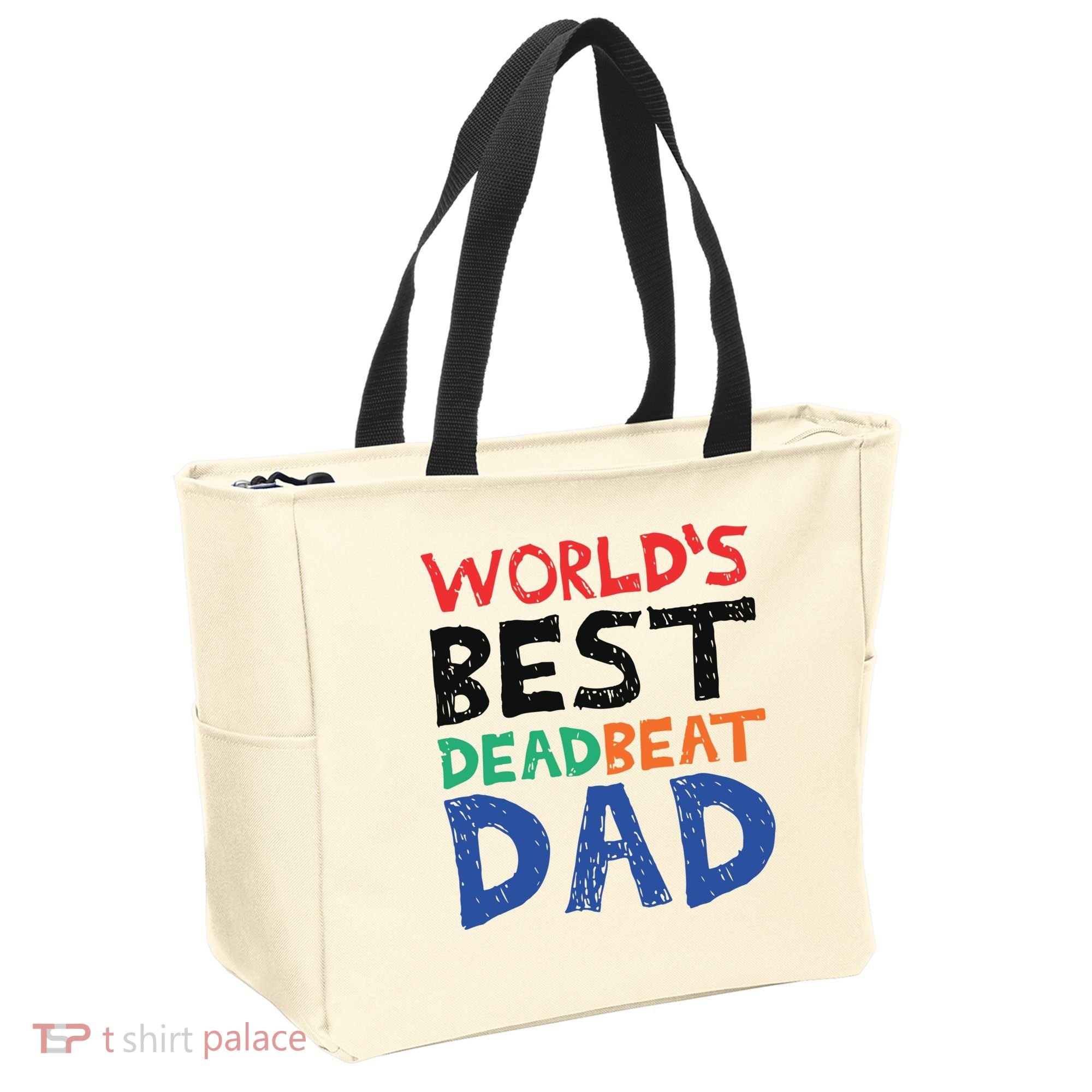 World’s Best Dead Beat Dad Tote Bag