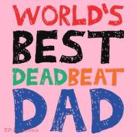 World’s Best Dead Beat Dad Coaster thumb 2