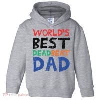 World’s Best Dead Beat Dad Toddler Hoodie thumb 0