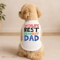World’s Best Dead Beat Dad Doggie Tank thumb 2