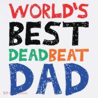World’s Best Dead Beat Dad Hat thumb 2
