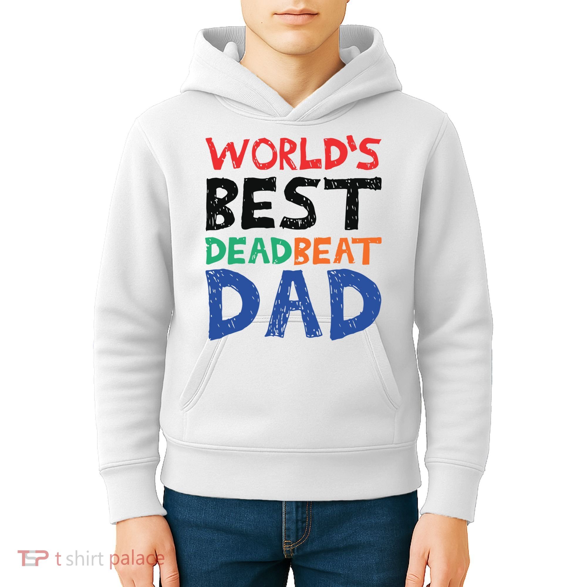 World’s Best Dead Beat Dad Kids Hoodie