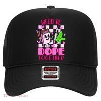 Weed Be Dope Together Valentines Day 420 Marijuana Hat thumb 0