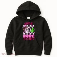 Weed Be Dope Together Valentines Day 420 Marijuana Kids Hoodie thumb 0