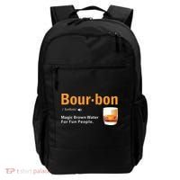 Whiskey Bourbon Definition Shirts Magic Brown Water Kentucky Backpack thumb 0