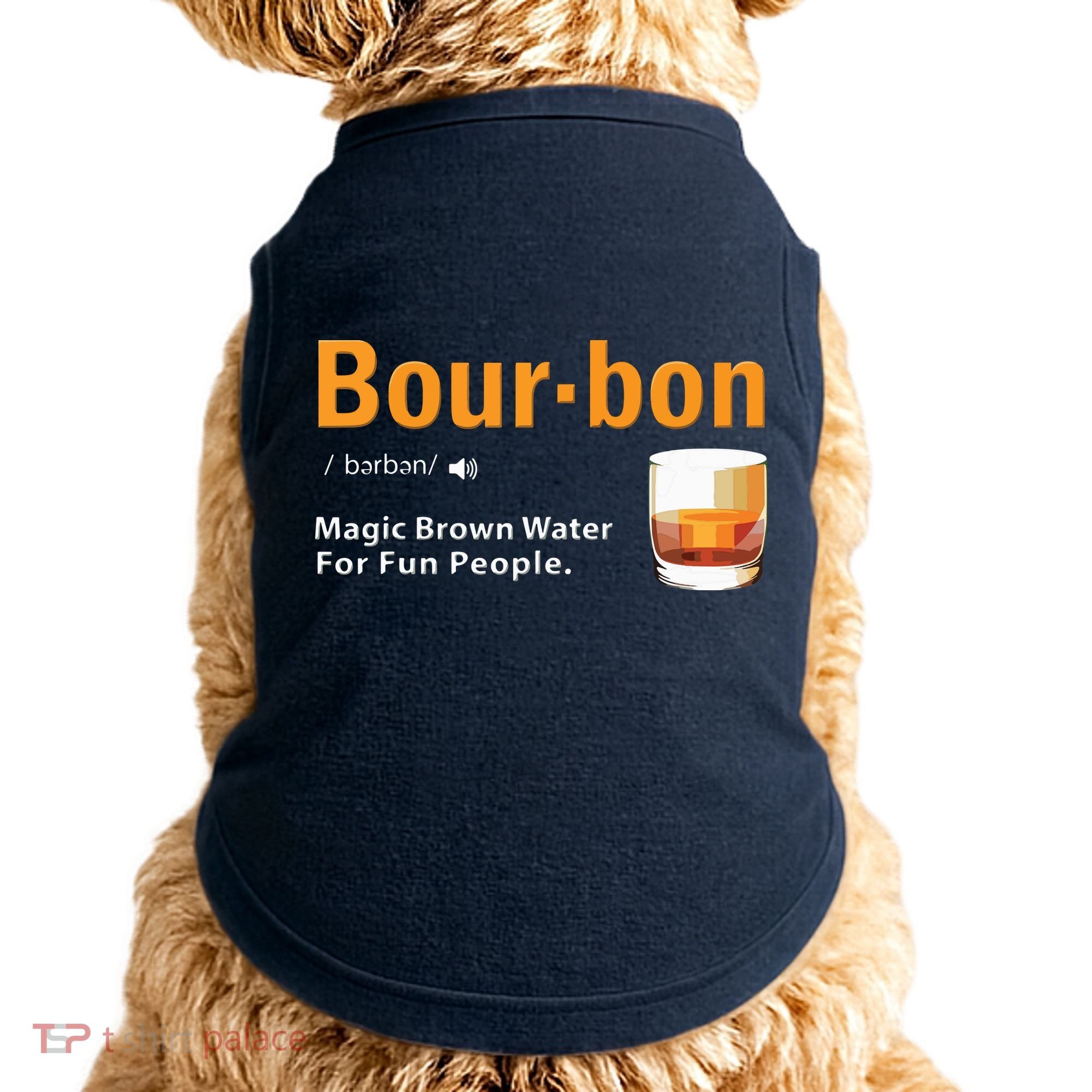 Whiskey Bourbon Definition Shirts Magic Brown Water Kentucky Doggie Tank