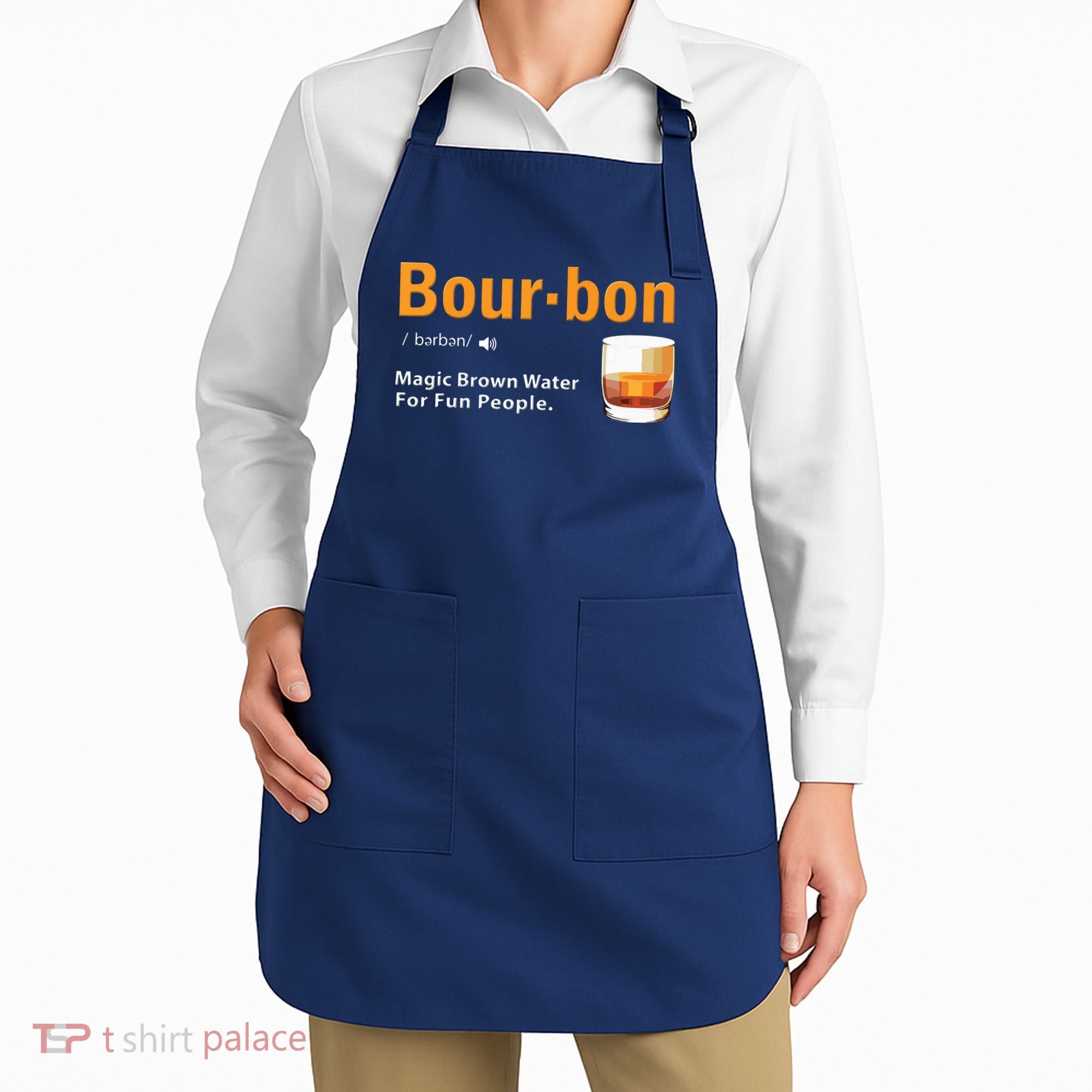 Whiskey Bourbon Definition Shirts Magic Brown Water Kentucky Apron