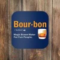 Whiskey Bourbon Definition Shirts Magic Brown Water Kentucky Coaster thumb 0