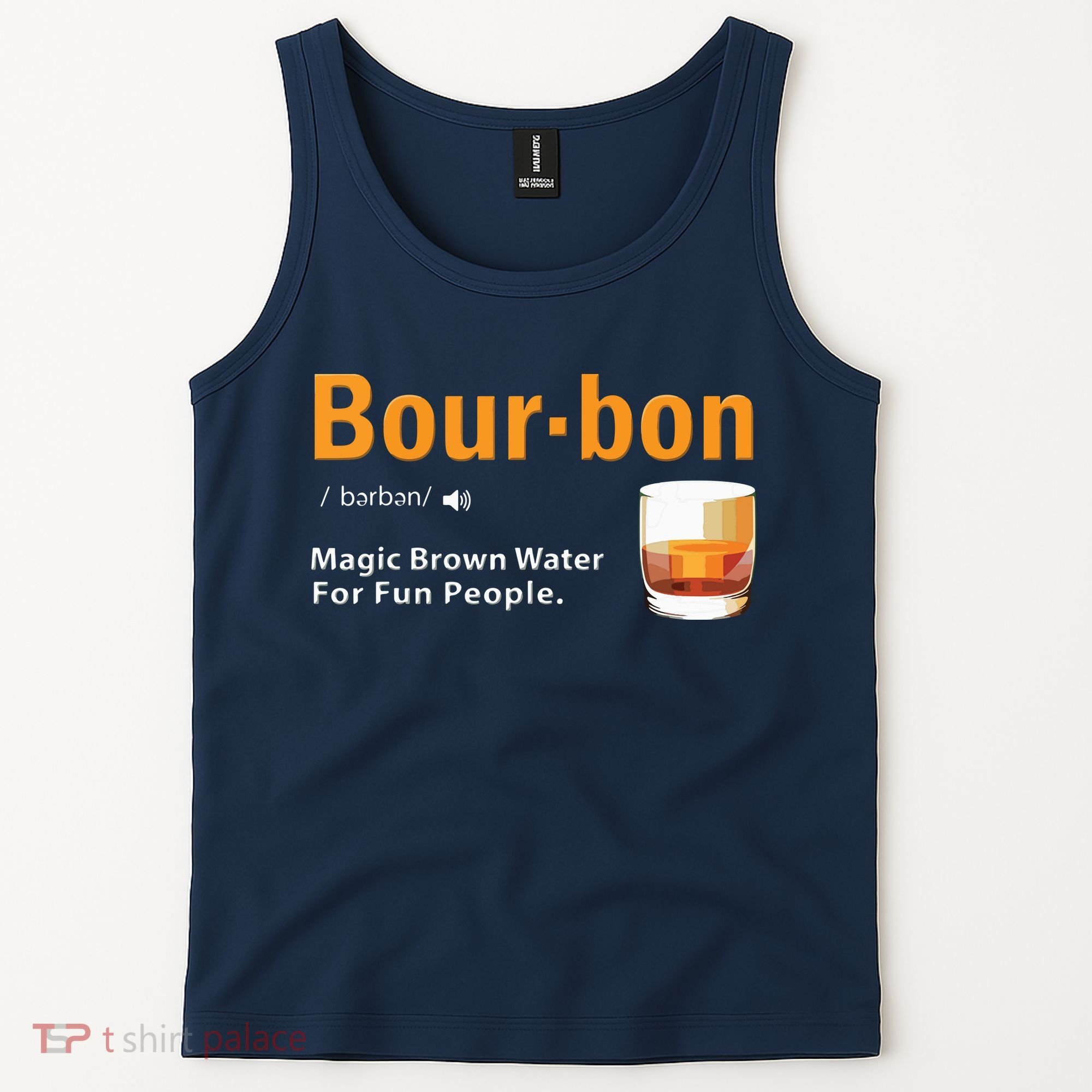 Whiskey Bourbon Definition Shirts Magic Brown Water Kentucky Tank Top