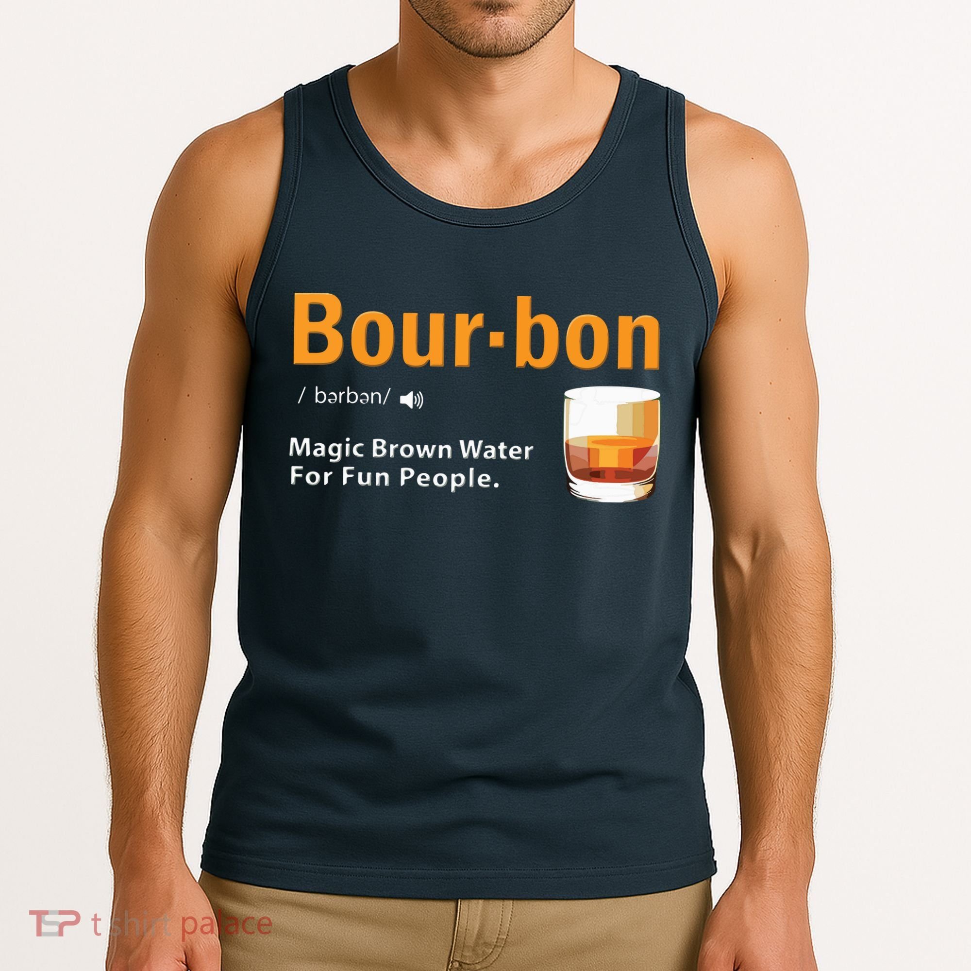 Whiskey Bourbon Definition Shirts Magic Brown Water Kentucky Tank Top