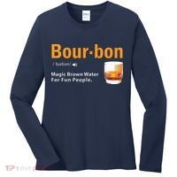Whiskey Bourbon Definition Shirts Magic Brown Water Kentucky Women's Long Sleeve Shirt thumb 0