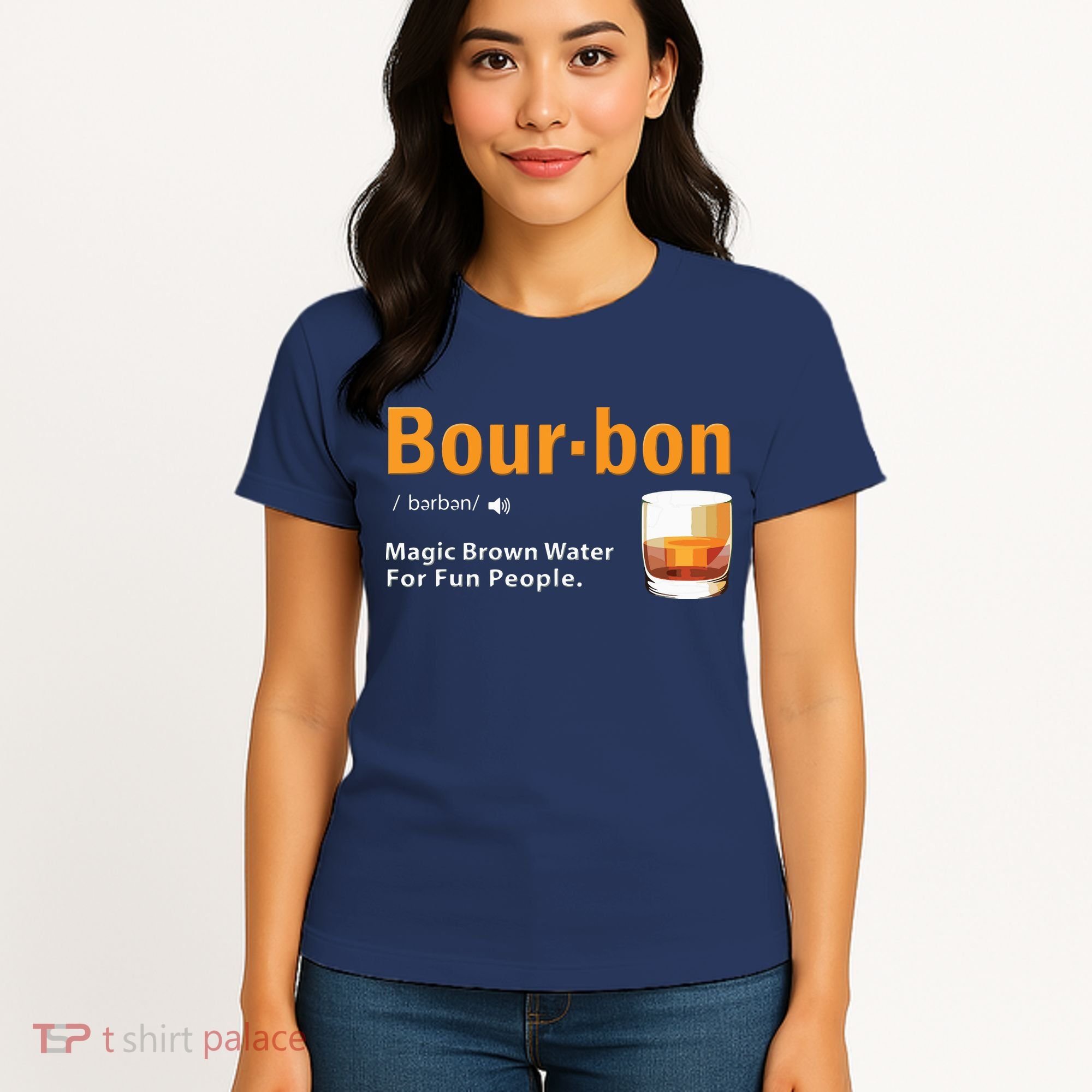 Whiskey Bourbon Definition Shirts Magic Brown Water Kentucky Women's T-Shirt