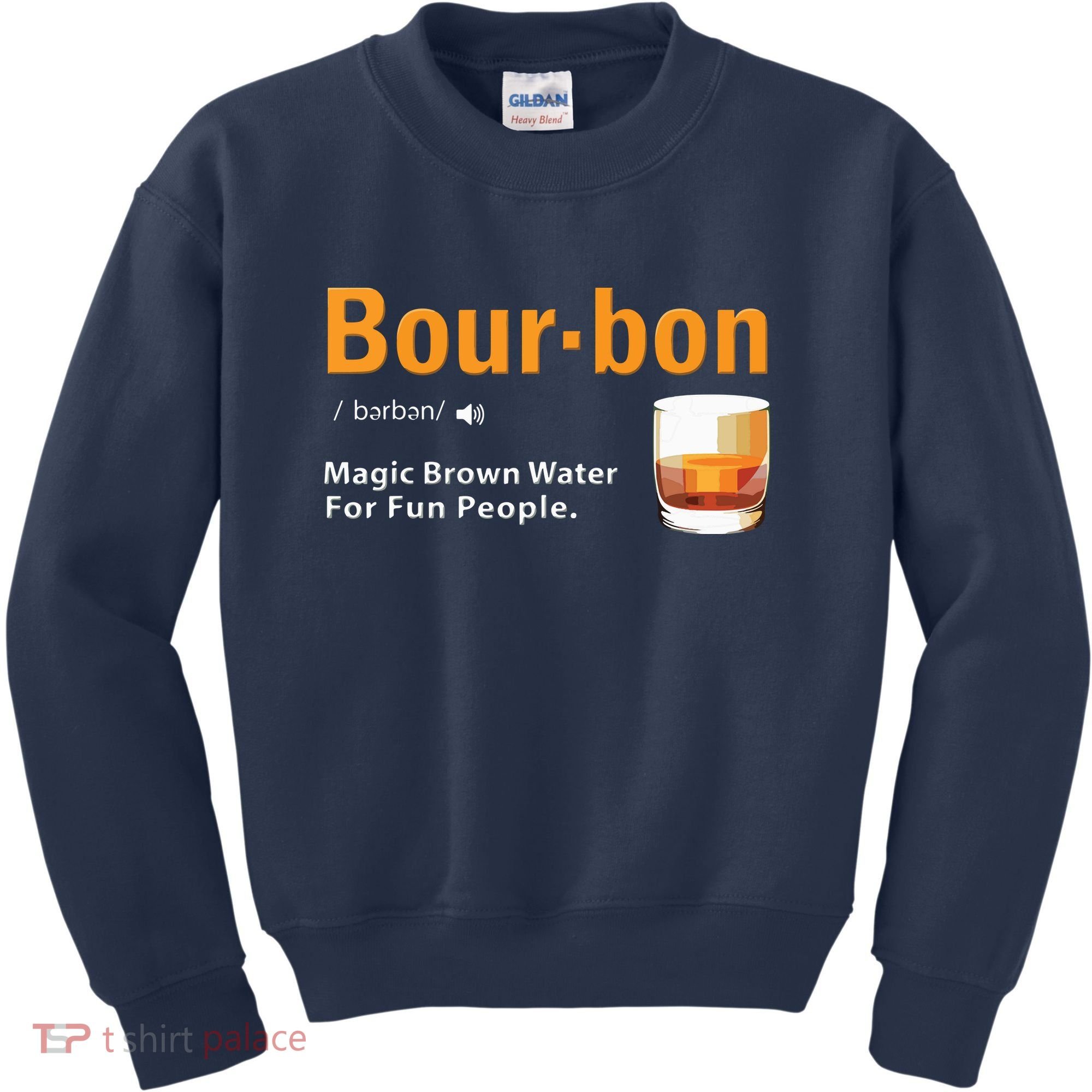 Whiskey Bourbon Definition Shirts Magic Brown Water Kentucky Kids Sweatshirt