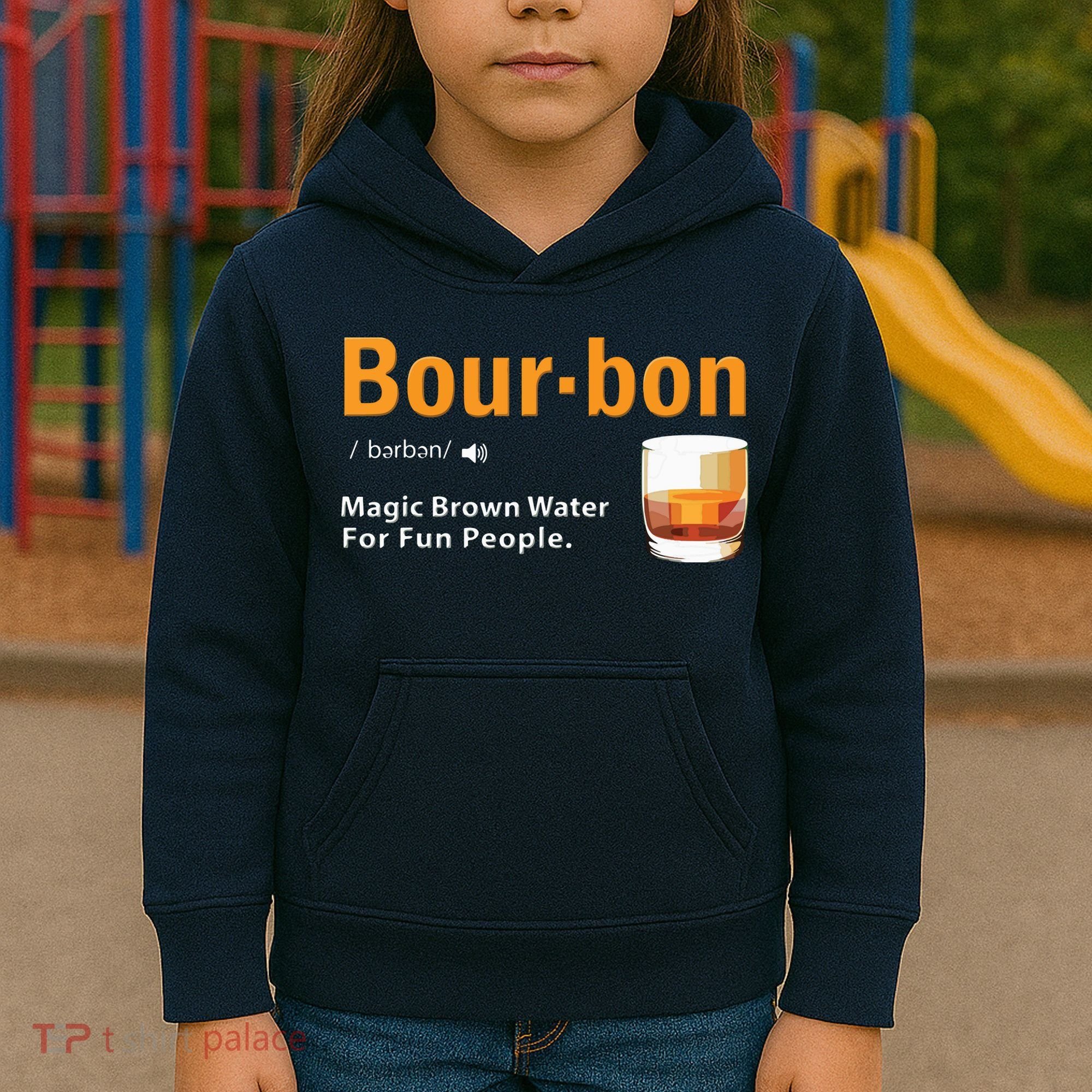 Whiskey Bourbon Definition Shirts Magic Brown Water Kentucky Kids Hoodie