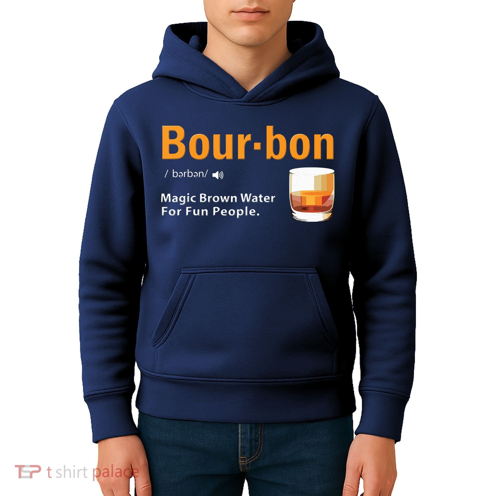 Whiskey Bourbon Definition Shirts Magic Brown Water Kentucky Kids Hoodie