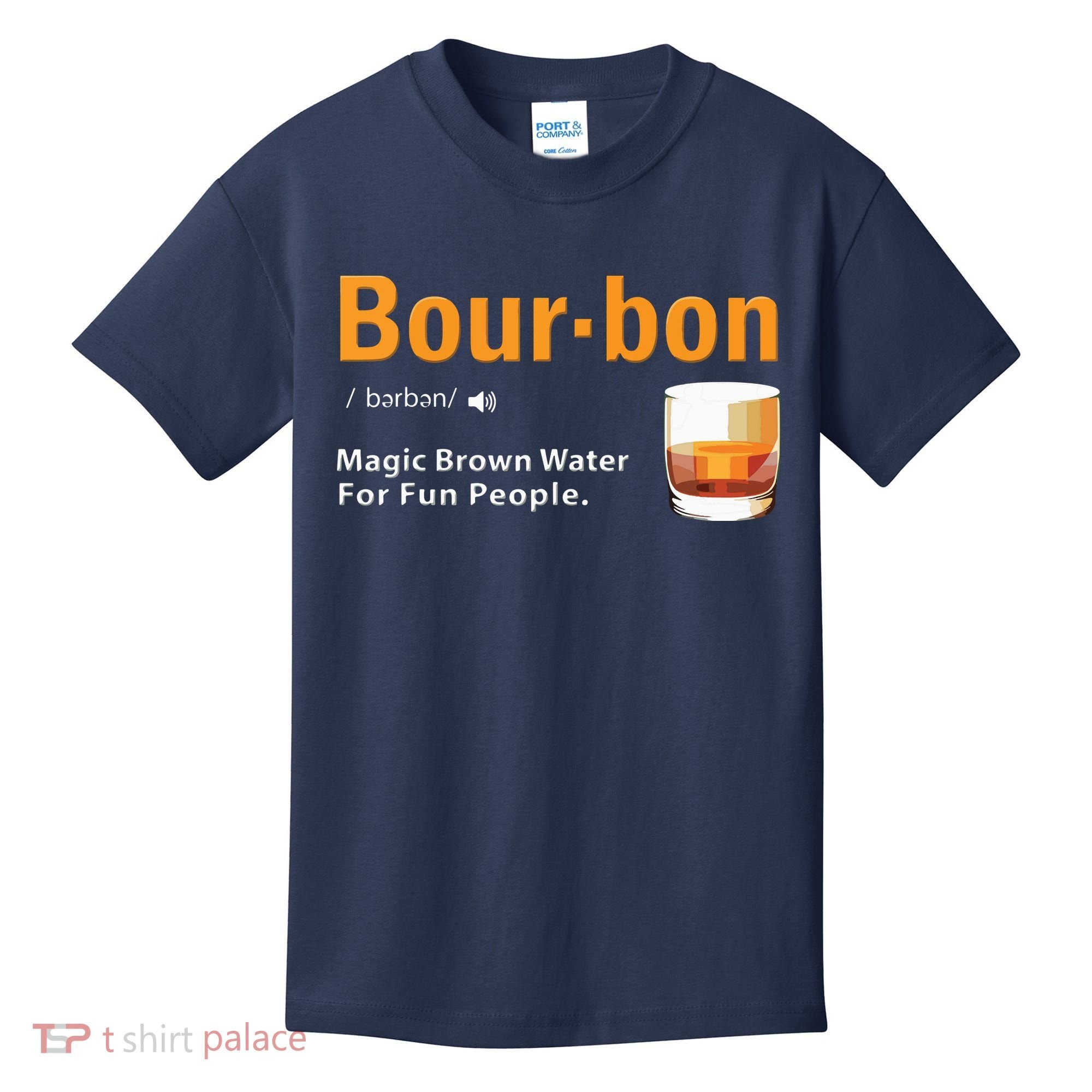 Whiskey Bourbon Definition Shirts Magic Brown Water Kentucky Kids T-Shirt