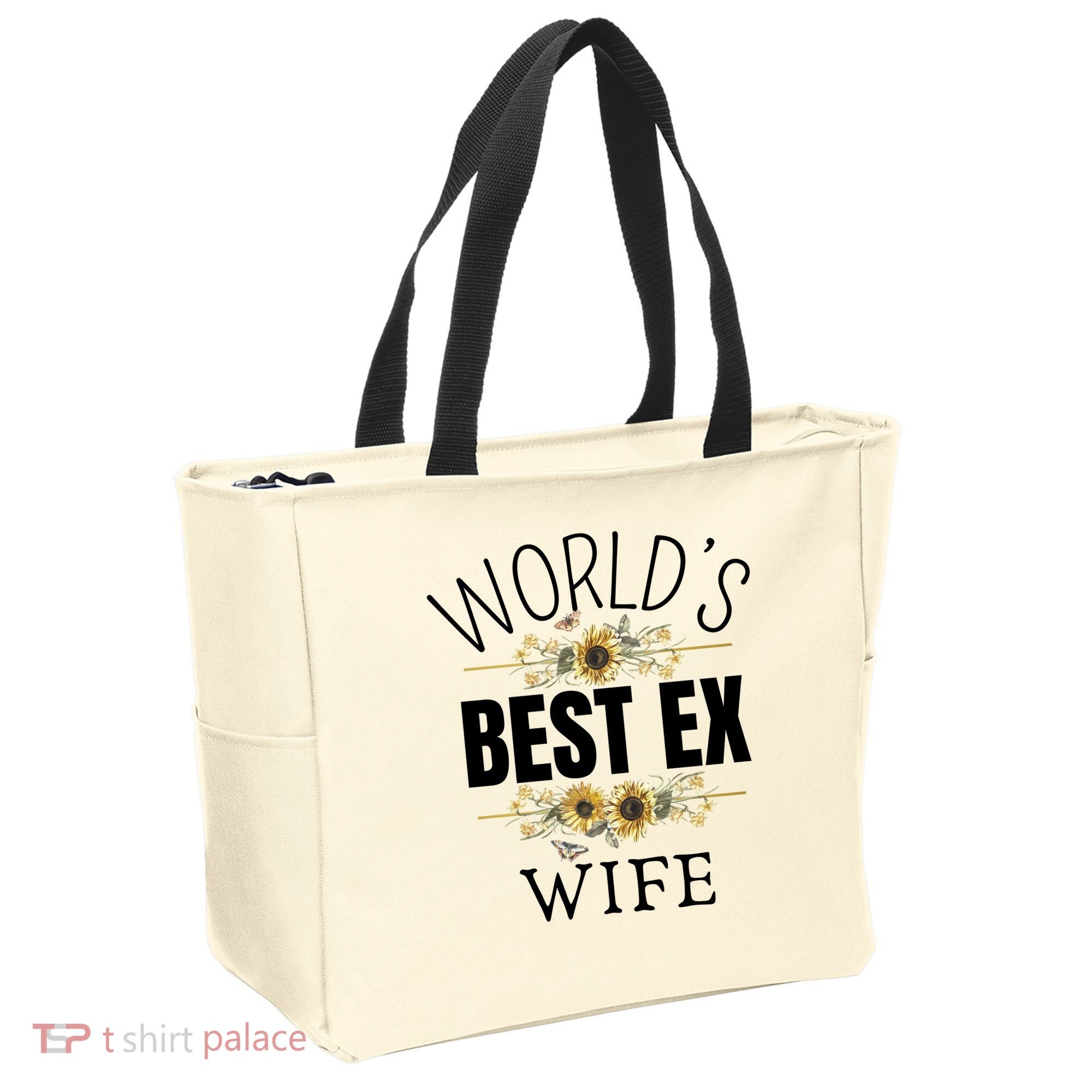 WorldS Best Ex Wife Sarcastic Divorcee Sayings Tote Bag