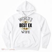 WorldS Best Ex Wife Sarcastic Divorcee Sayings Hoodie thumb 0