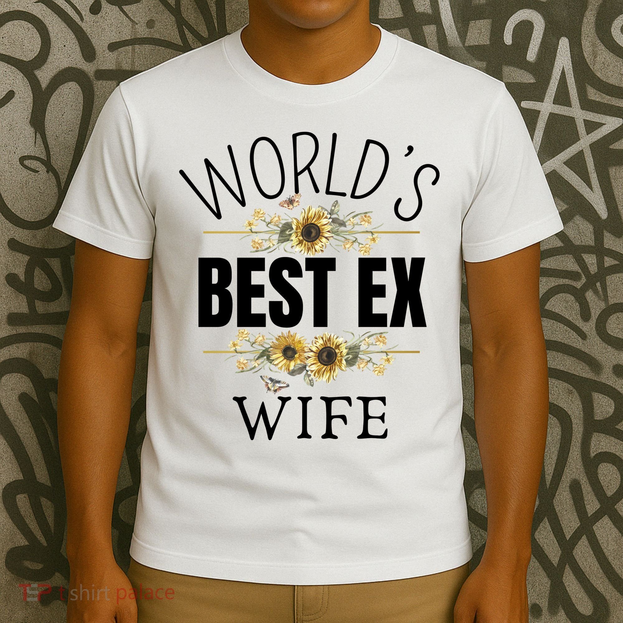 WorldS Best Ex Wife Sarcastic Divorcee Sayings T-Shirt