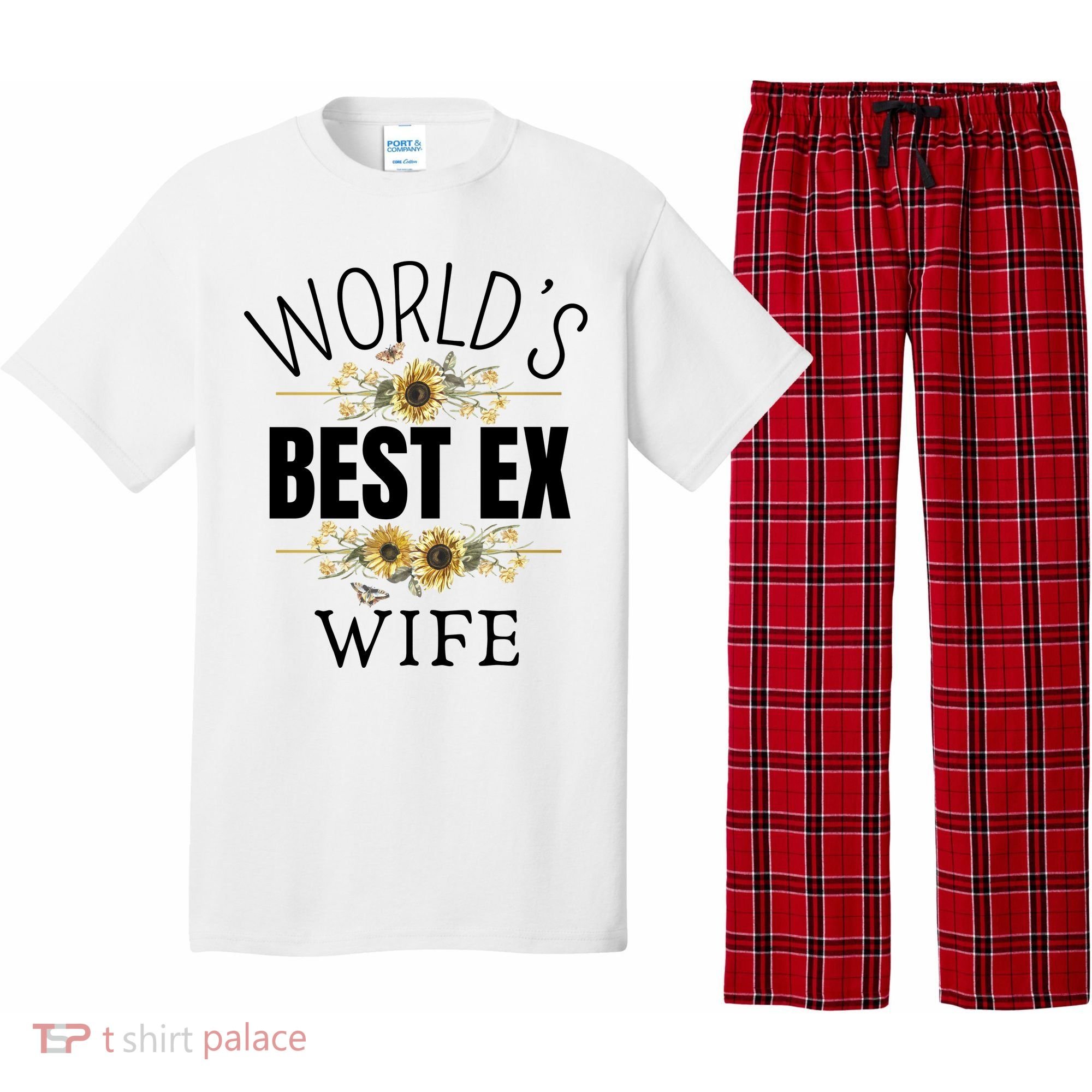WorldS Best Ex Wife Sarcastic Divorcee Sayings Pajama Set