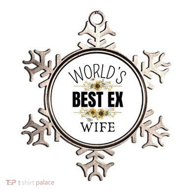 WorldS Best Ex Wife Sarcastic Divorcee Sayings Ornament