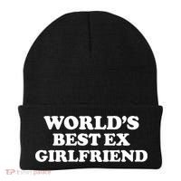 World’s Best Ex Girlfriend Funny Sarcasm Beanie thumb 0