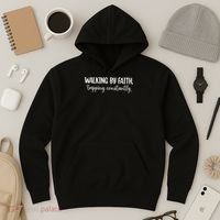 Walking By Faith Tripping Constantly Hoodie thumb 3