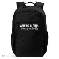 Walking By Faith Tripping Constantly Backpack thumb 0