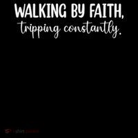 Walking By Faith Tripping Constantly Toddler Hoodie thumb 2