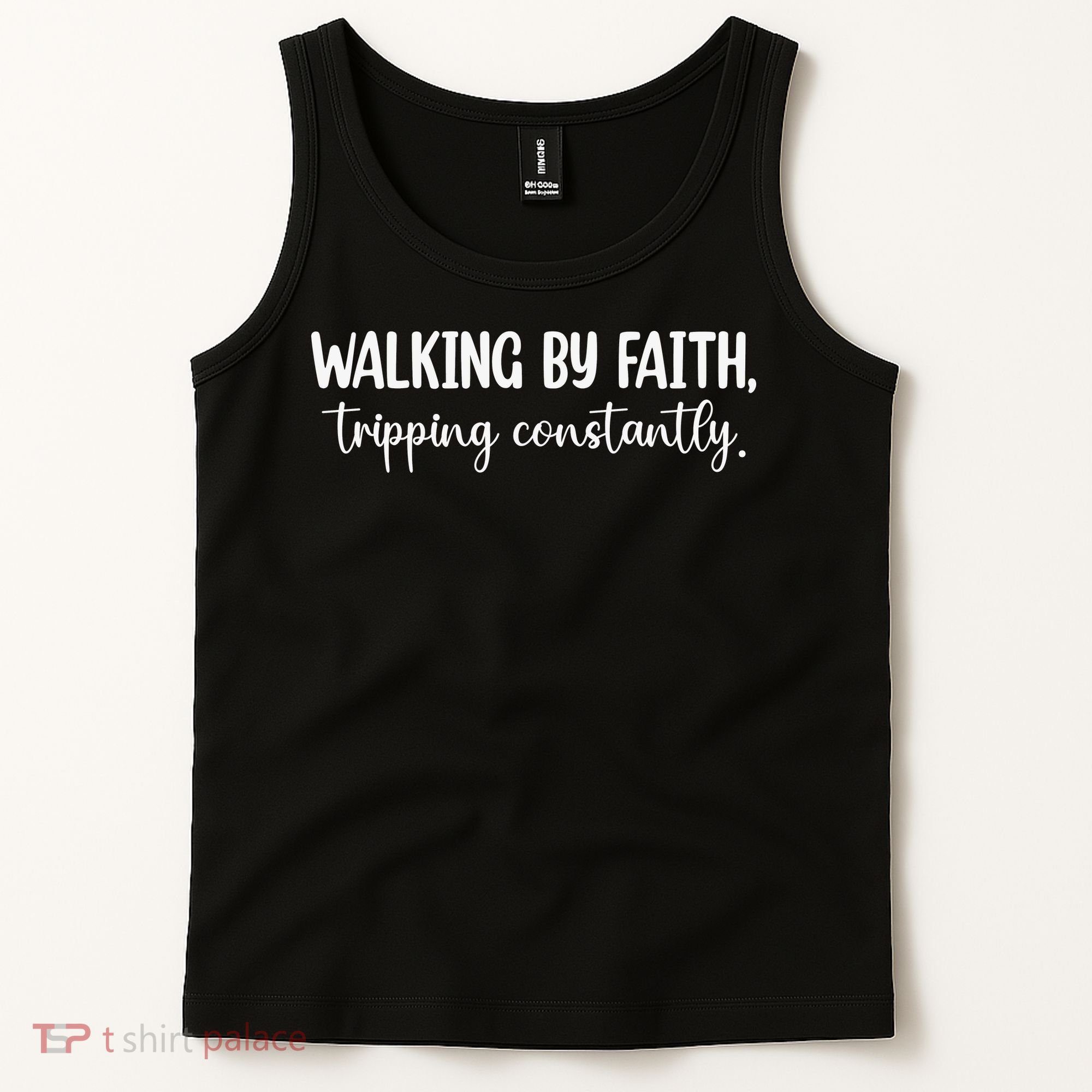 Walking By Faith Tripping Constantly Tank Top