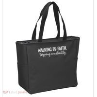 Walking By Faith Tripping Constantly Tote Bag thumb 2