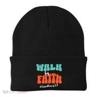Walk By Faith 2 Corinthians 5:7 Christian Beanie thumb 0