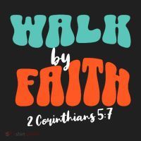 Walk By Faith 2 Corinthians 5:7 Christian Hat thumb 2
