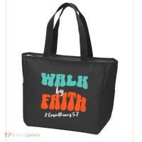 Walk By Faith 2 Corinthians 5:7 Christian Tote Bag thumb 3