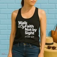 Walk By Faith Not By Sight - 2 Cor 57 Women's Tank Top thumb 2