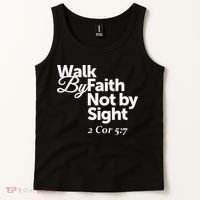 Walk By Faith Not By Sight - 2 Cor 57 Tank Top thumb 2
