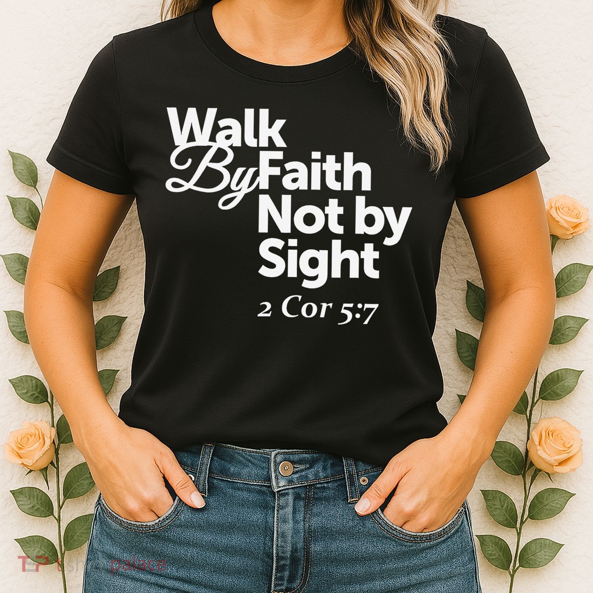 Walk By Faith Not By Sight - 2 Cor 57 Women's T-Shirt