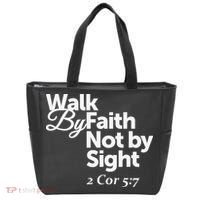 Walk By Faith Not By Sight - 2 Cor 57 Tote Bag thumb 0
